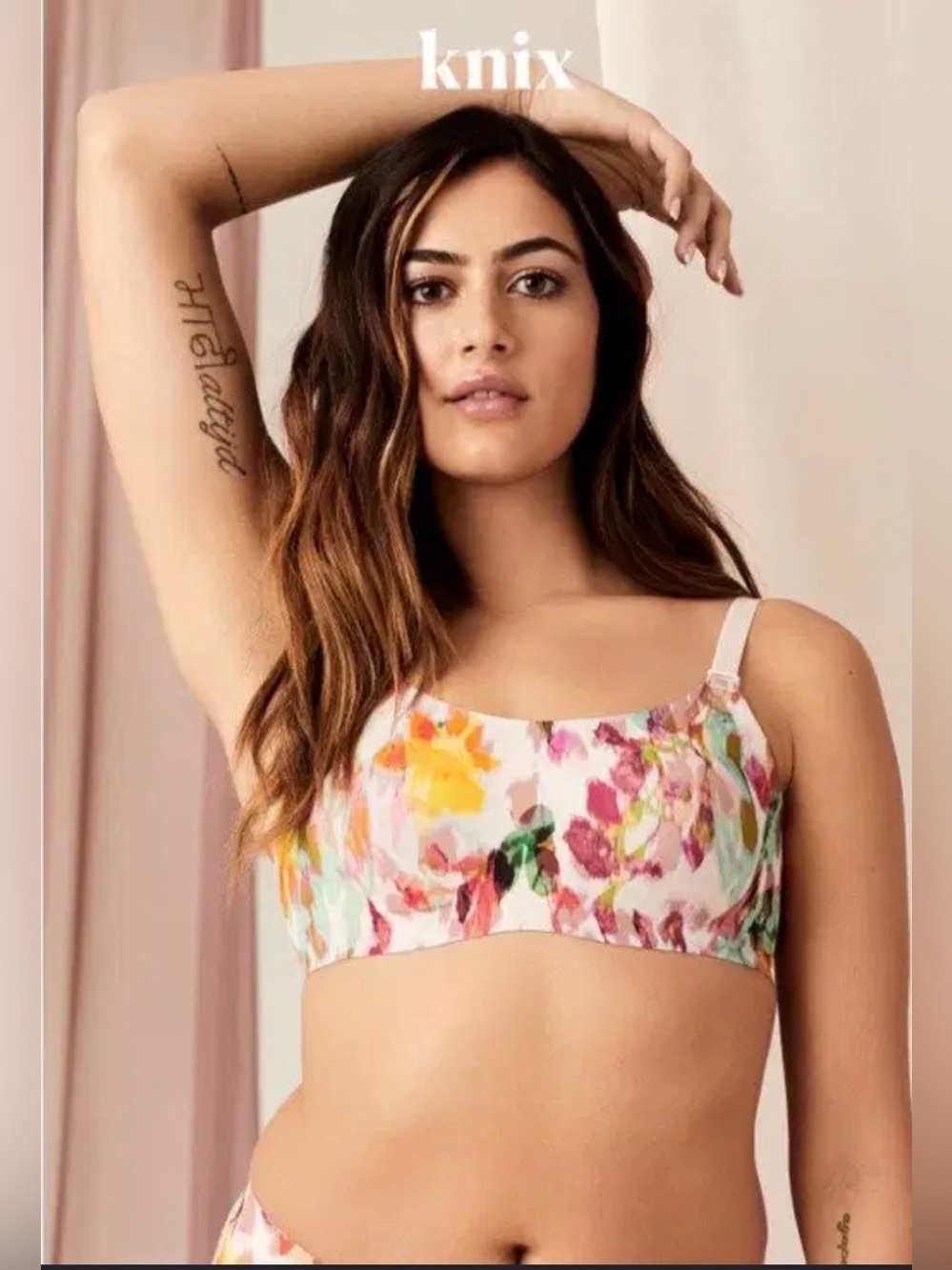 Knix Floral Print Bralette